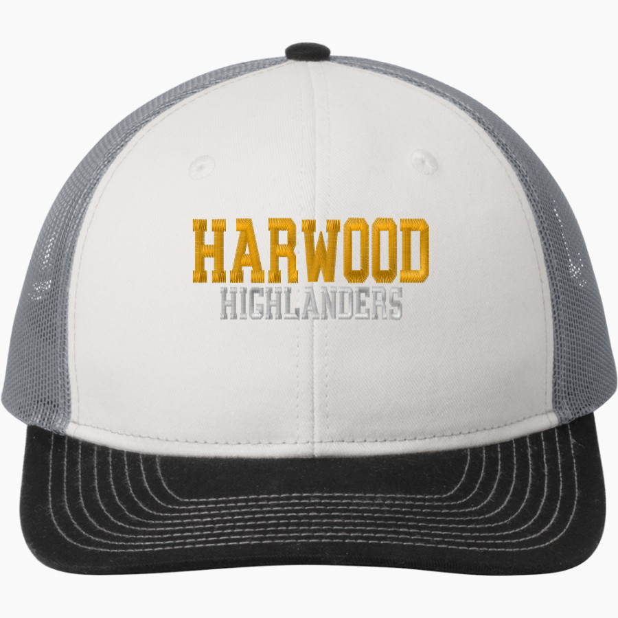 HARWOOD UNION HIGH SCHOOL HIGHLANDERS <span class="pdp-name-mascot">HARWOOD HIGHLANDERS</span> Port Authority Snapback Trucker Cap
