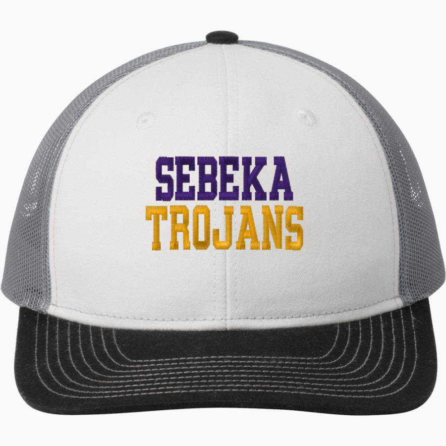 SEBEKA HIGH SCHOOL Trojans Online Store <span class="pdp-name-mascot">SEBEKA TROJANS</span> Port Authority Snapback Trucker Cap