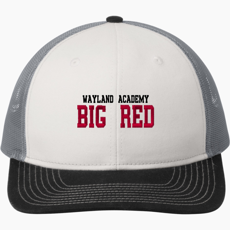 WAYLAND ACADEMY BIG RED <span class="pdp-name-mascot">WAYLAND ACADEMY BIG RED</span> Port Authority Snapback Trucker Cap