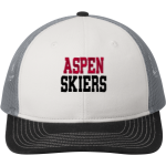 ASPEN HIGH SCHOOL SKIERS <span class="pdp-name-mascot">ASPEN SKIERS</span> Port Authority Snapback Trucker Cap Front Thumbnail