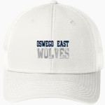 Oswego East Wolves <span class="pdp-name-mascot">Oswego East Wolves</span> Port Authority Snapback Trucker Cap Front Thumbnail