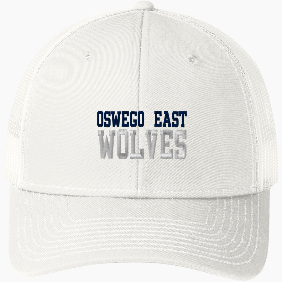 Oswego East Wolves <span class="pdp-name-mascot">Oswego East Wolves</span> Port Authority Snapback Trucker Cap