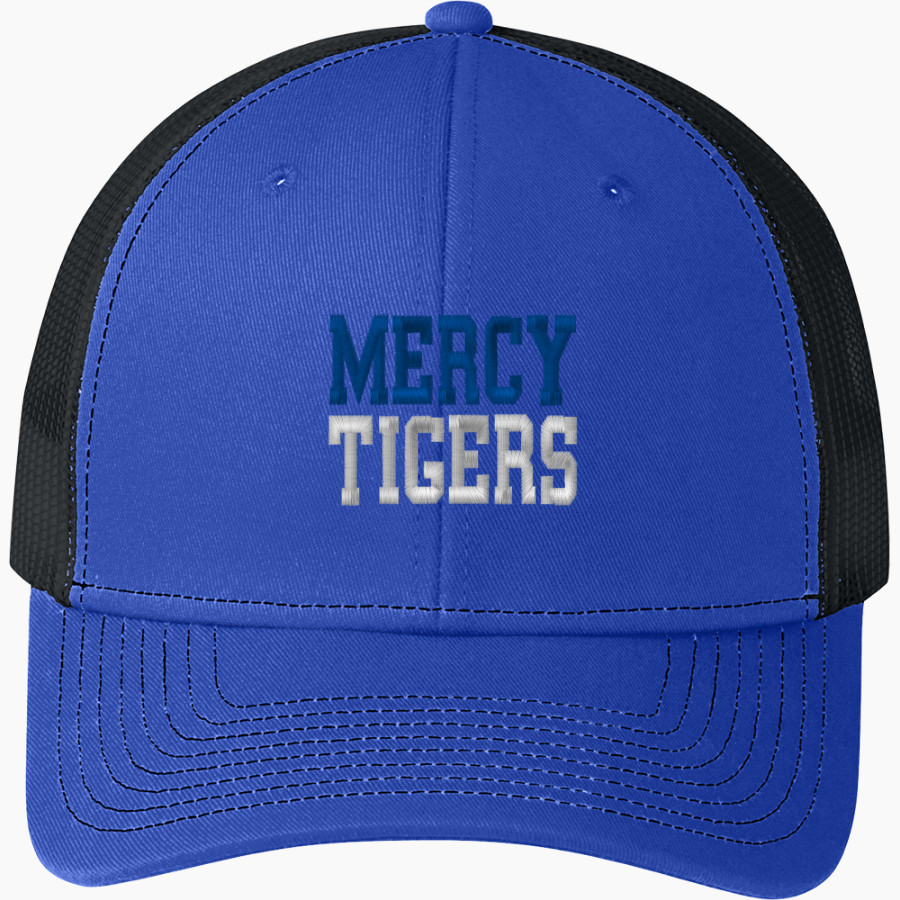 Mercy High School Tigers Online Store Port Authority Snapback Trucker Cap