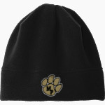 Manassas Park Cougars Port Authority R-Tek Stretch Fleece Beanie Front Thumbnail