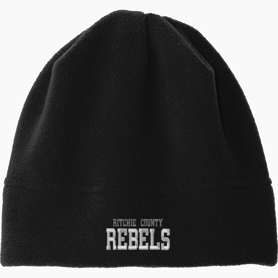 RITCHIE COUNTY HIGH SCHOOL REBELS <span class="pdp-name-mascot">RITCHIE COUNTY REBELS</span> Port Authority R-Tek Stretch Fleece Beanie