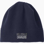 HIllsdale Chargers <span class="pdp-name-mascot">HIllsdale College Chargers</span> Port Authority R-Tek Stretch Fleece Beanie Front Thumbnail