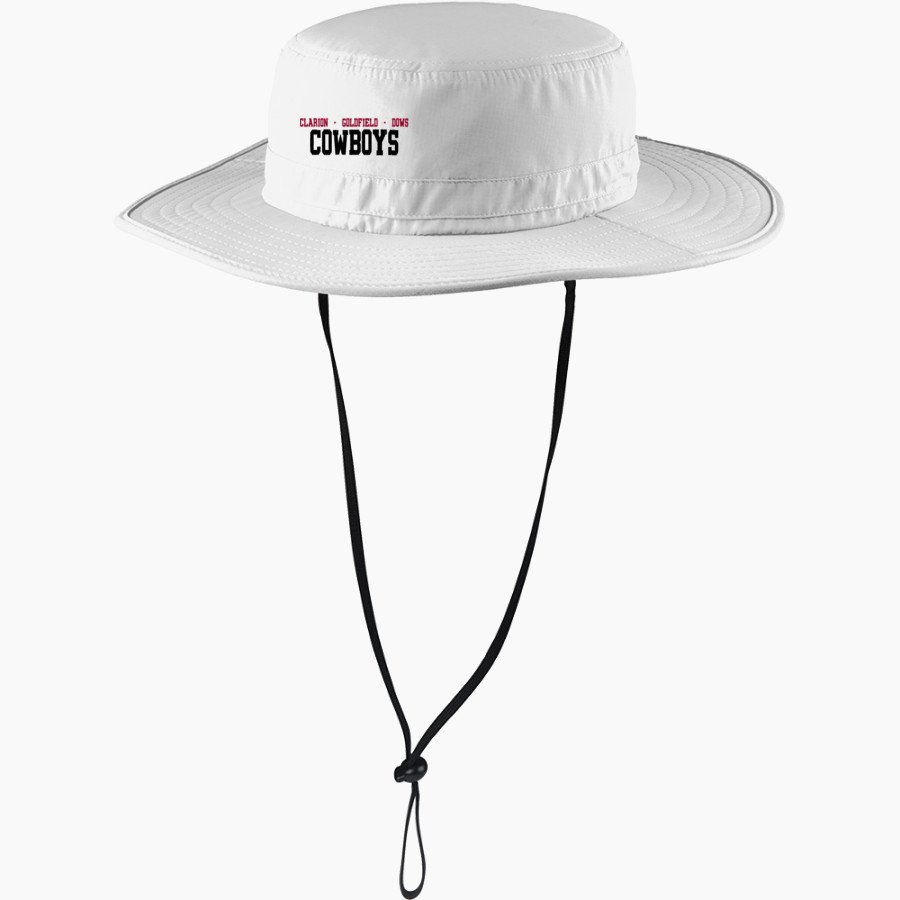 CLARION-GOLDFIELD-DOWS HIGH SCHOOL COWBOYS <span class="pdp-name-mascot">CLARION - GOLDFIELD COWBOYS</span> Port Authority Outdoor Wide Brim Hat