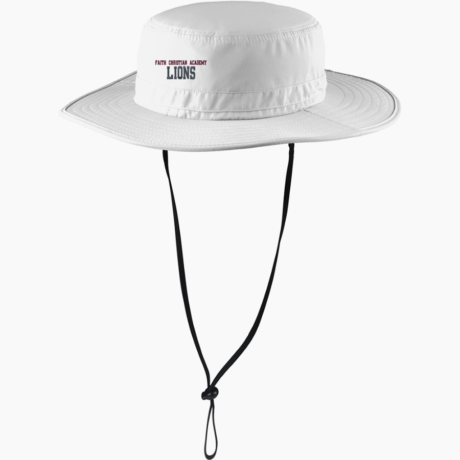 FAITH CHRISTIAN ACADEMY LIONS <span class="pdp-name-mascot">FAITH LIONS</span> Port Authority Outdoor Wide-Brim Hat