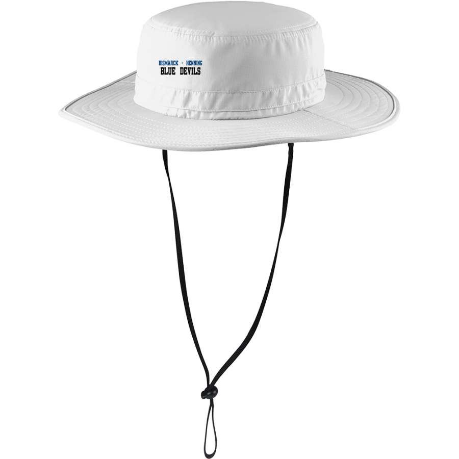 BISMARCK-HENNING HIGH SCHOOL BLUE DEVILS <span class="pdp-name-mascot">BISMARCK - HENNING BLUE DEVILS</span> Port Authority Outdoor Wide Brim Hat