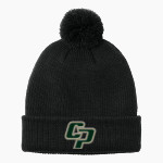COMSTOCK PARK HIGH SCHOOL PANTHERS <span class="pdp-name-mascot">COMSTOCK PARK PANTHERS</span> Port Authority Cozy Pom Beanie Front Thumbnail