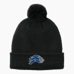 St. Andrew's Lions Port Authority Cozy Pom Beanie Front Thumbnail
