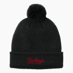 Buckeye Volleyball Club <span class="pdp-name-mascot">Buckeye Volleyball Club</span> Port Authority Cozy Pom Beanie Front Thumbnail