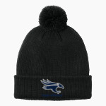 Reynolds Mountain Eagles Port Authority Cozy Pom Beanie Front Thumbnail