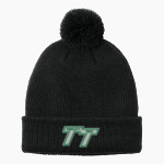 Triplett Tech Port Authority Cozy Pom Beanie Front Thumbnail