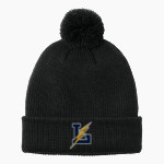 LITTLESTOWN HIGH SCHOOL THUNDERBOLTS Port Authority Cozy Pom Beanie Front Thumbnail