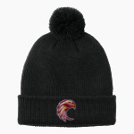 THE DALLES HIGH SCHOOL RIVERHAWKS Port Authority Cozy Pom Beanie Front Thumbnail