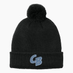 Cedar Bluffs Wildcats <span class="pdp-name-mascot">Cedar Bluffs Wildcats</span> Port Authority Cozy Pom Beanie Front Thumbnail