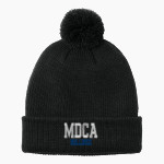 MDCA Bulldogs The Official Online Store Port Authority Cozy Pom Beanie Front Thumbnail