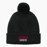 ARCADIA REDSKINS #redskinnation Port Authority Cozy Pom Beanie Front Thumbnail