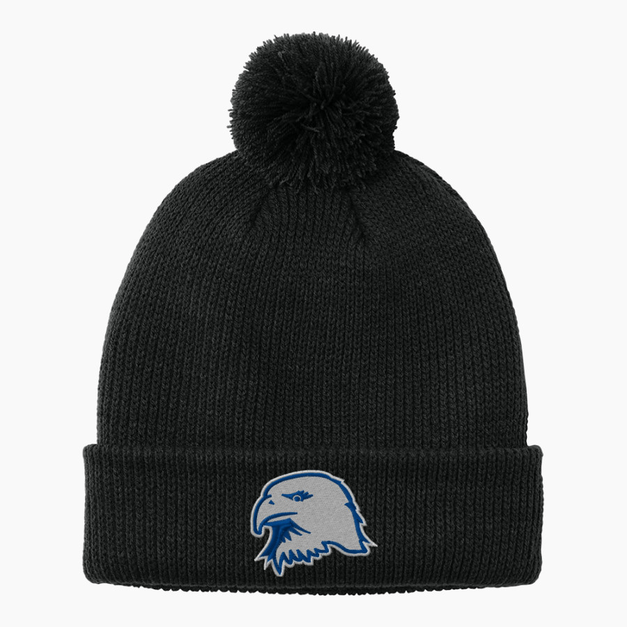 WORCESTER TECHNICAL HIGH SCHOOL EAGLES <span class="pdp-name-mascot">WORCESTER EAGLES</span> Port Authority Cozy Pom Beanie
