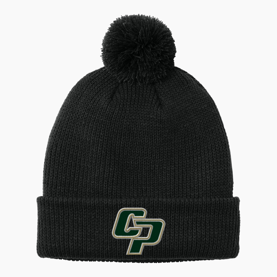 COMSTOCK PARK HIGH SCHOOL PANTHERS <span class="pdp-name-mascot">COMSTOCK PARK PANTHERS</span> Port Authority Cozy Pom Beanie