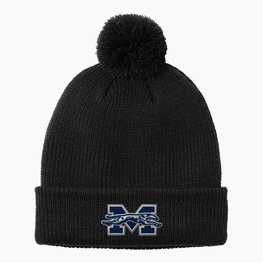 Moravian University Greyhounds <span class="pdp-name-mascot">Moravian University Greyhounds</span> Port Authority Cozy Pom Beanie