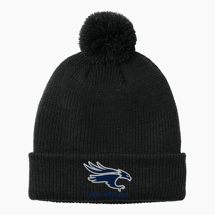 Reynolds Mountain Eagles Port Authority Cozy Pom Beanie