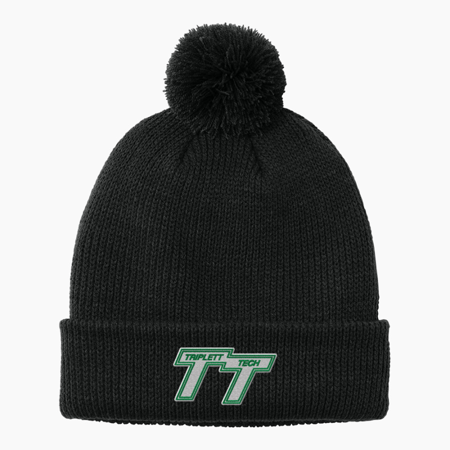 Triplett Tech Port Authority Cozy Pom Beanie
