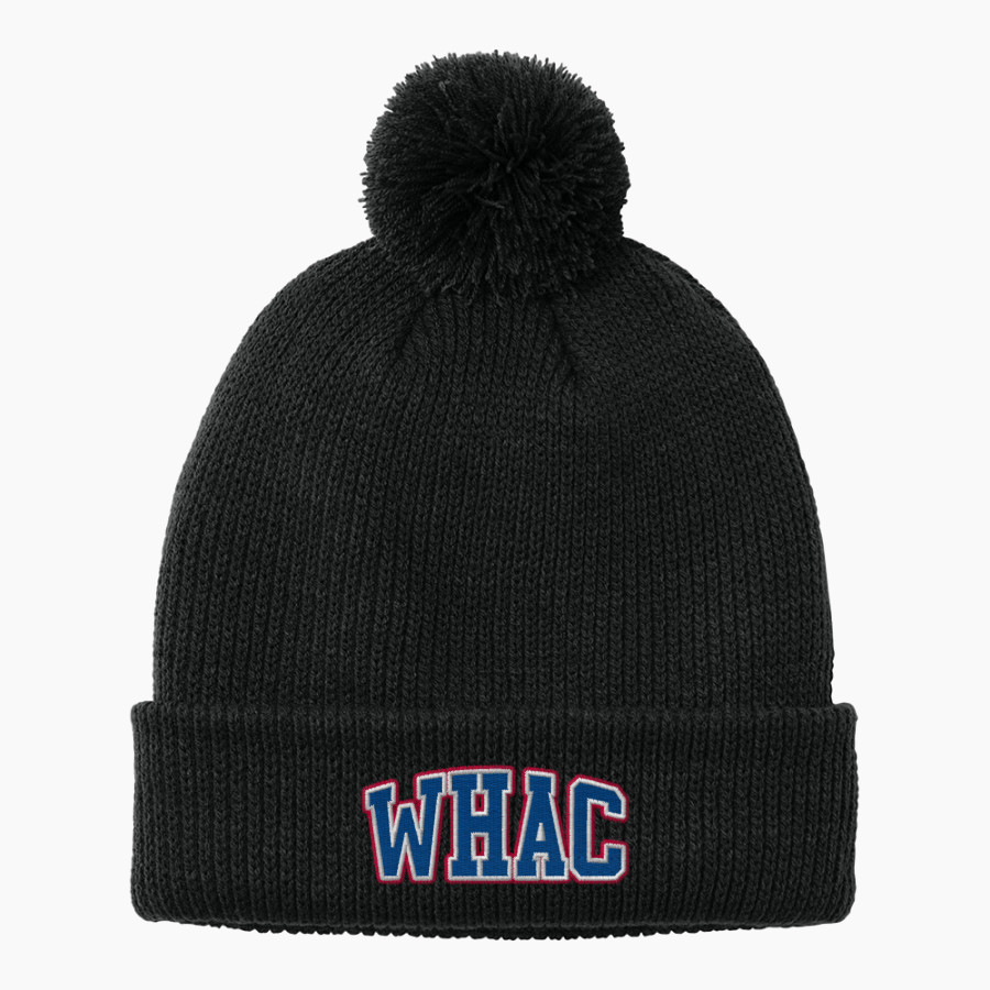 WOLVERINE-HOOSIER ATHLETIC CONFERENCE <span class="pdp-name-mascot">WOLVERINE-HOOSIER ATHLETIC CONFERENCE</span> Port Authority Cozy Pom Beanie