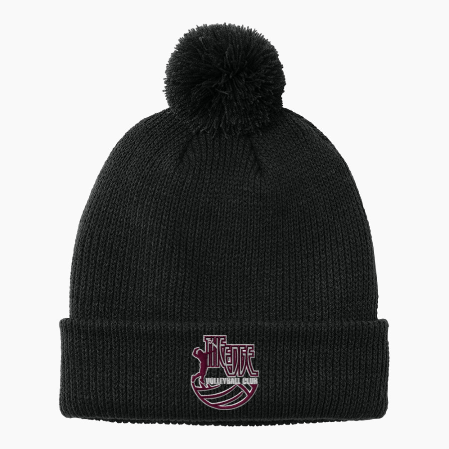 Edge Volleyball The Edge Volleyball <span class="pdp-name-mascot">The Edge Volleyball Club</span> Port Authority Cozy Pom Beanie