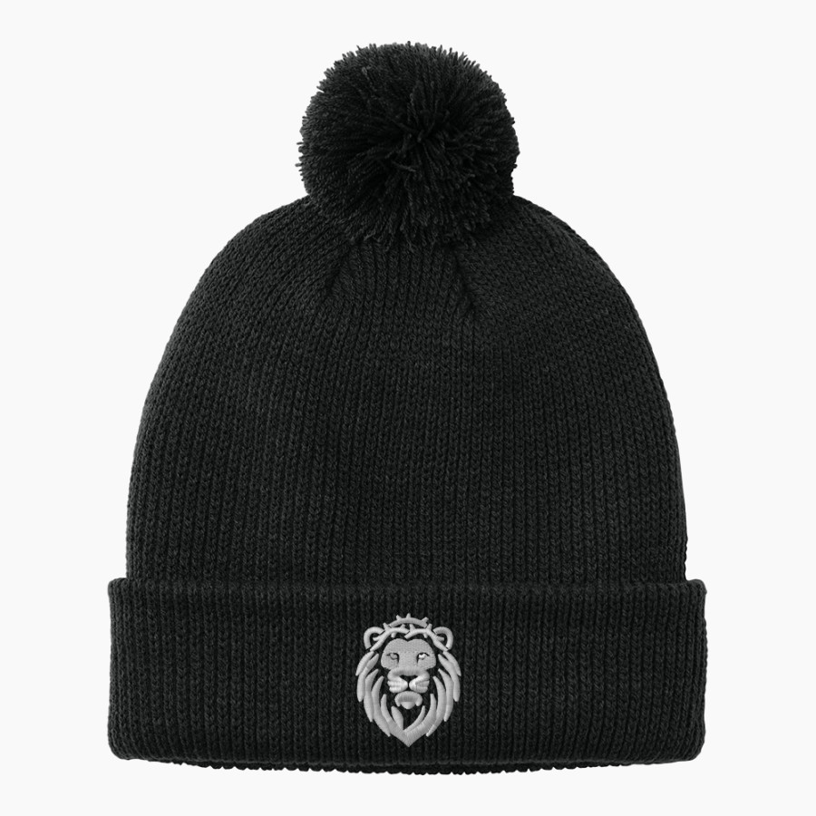 King's Academy Warriors Port Authority Cozy Pom Beanie