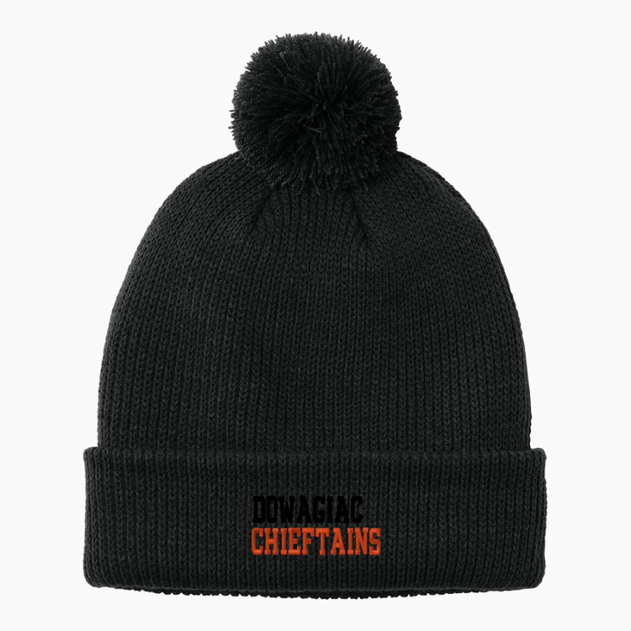 Dowagiac Chieftains <span class="pdp-name-mascot">Dowagiac Chieftains</span> Port Authority Cozy Pom Beanie