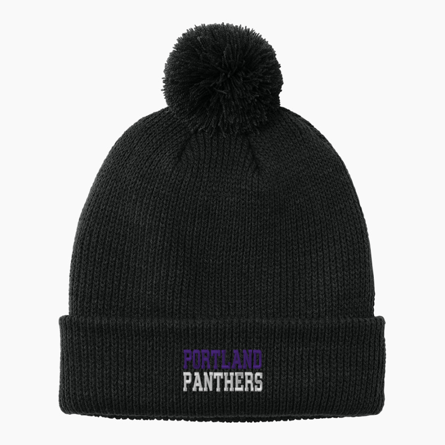 Portland Panthers <span class="pdp-name-mascot">Portland Panthers</span> Port Authority Cozy Pom Beanie