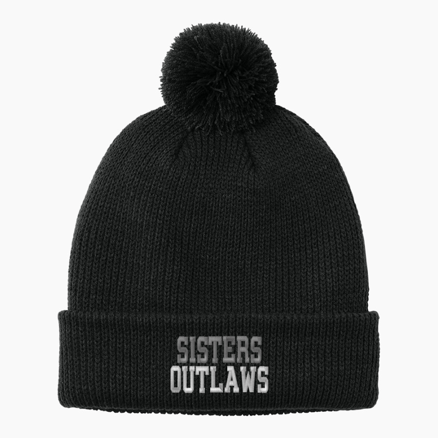 Sisters Outlaws Port Authority Cozy Pom Beanie