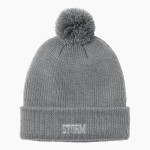 Salt Fork Storm <span class="pdp-name-mascot">Salt Fork Storm</span> Port Authority Cozy Pom Beanie Front Thumbnail