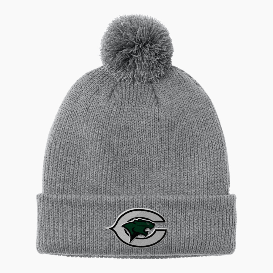 JOHN B CONNALLY HIGH SCHOOL COUGARS <span class="pdp-name-mascot">JOHN B CONNALLY COUGARS</span> Port Authority Cozy Pom Beanie