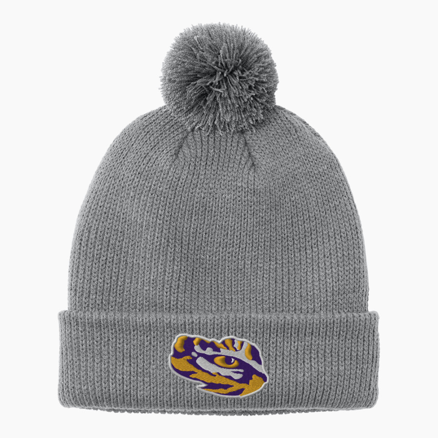 THIBODAUX HIGH SCHOOL TIGERS <span class="pdp-name-mascot">THIBODAUX TIGERS</span> Port Authority Cozy Pom Beanie