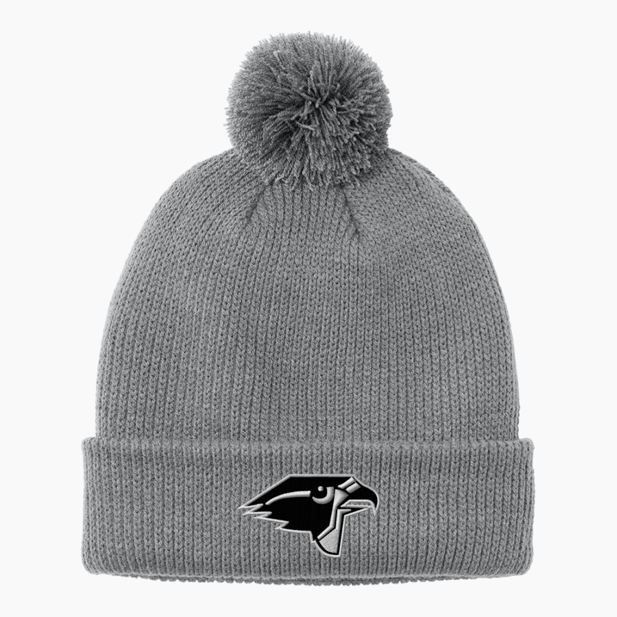 BURLINGTON TOWNSHIP HIGH SCHOOL FALCONS <span class="pdp-name-mascot">BURLINGTON TOWNSHIP FALCONS</span> Port Authority Cozy Pom Beanie