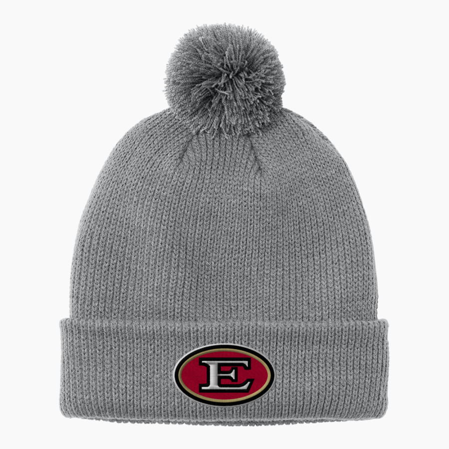 EVERETT HIGH SCHOOL CRIMSON TIDE Port Authority Cozy Pom Beanie