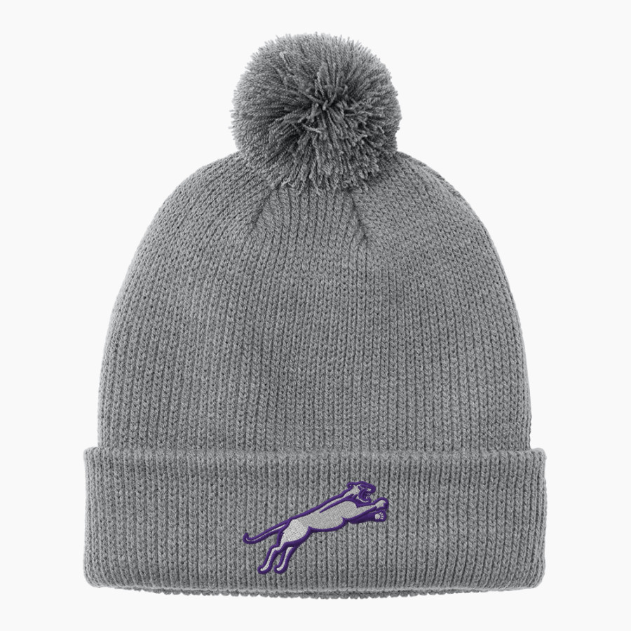 Panther Locker Spirit Wear Store Port Authority Cozy Pom Beanie