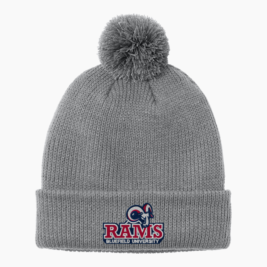 Bluefield University Sideline Store <span class="pdp-name-mascot">Bluefield University</span> Port Authority Cozy Pom Beanie