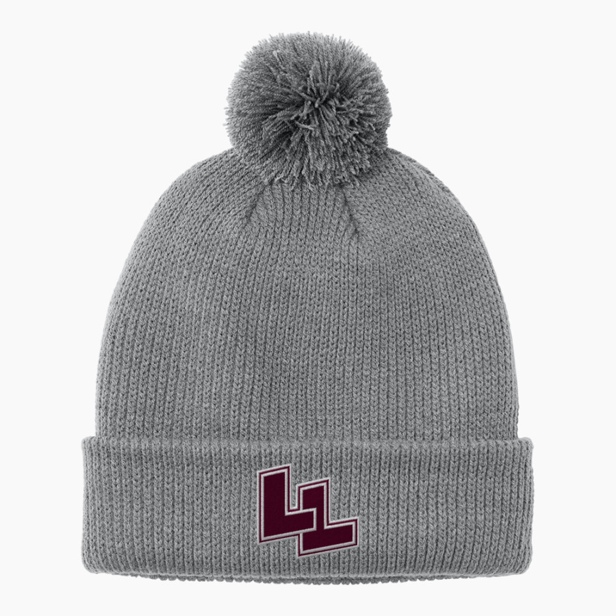 LOCKHART HIGH SCHOOL LIONS Port Authority Cozy Pom Beanie