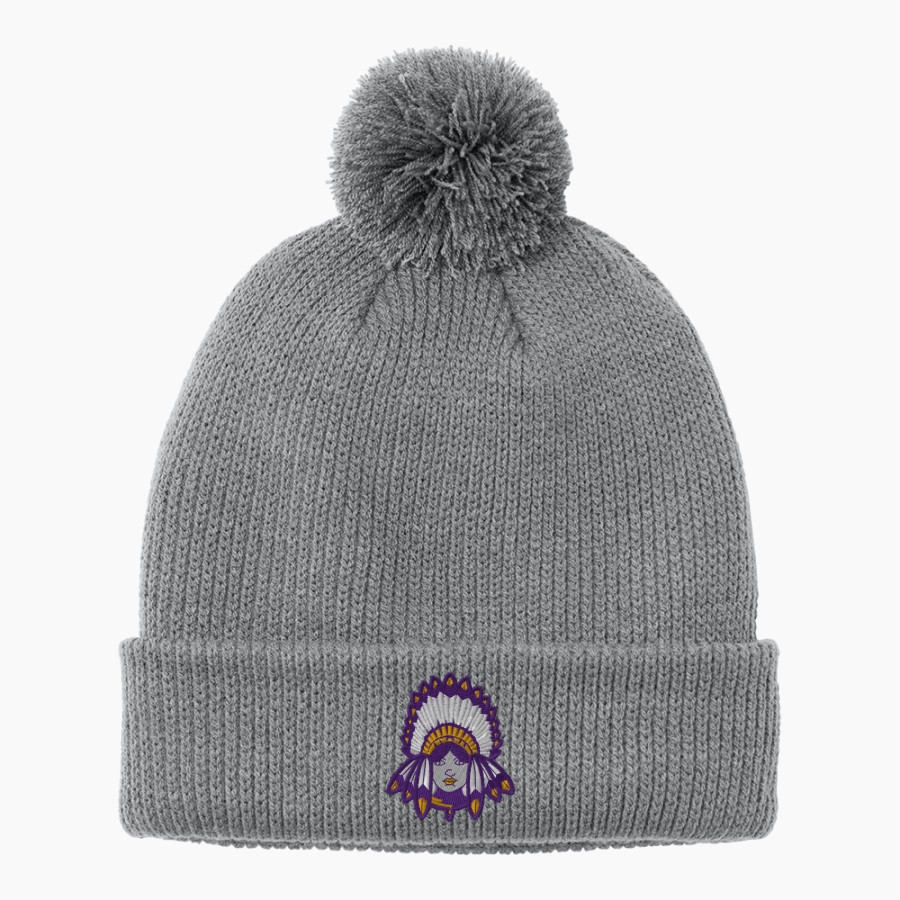 Scottsburg SMS Port Authority Cozy Pom Beanie