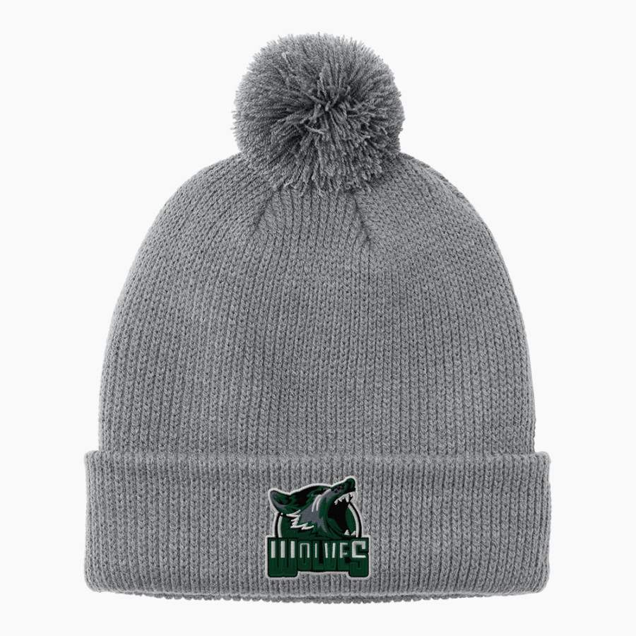 Woods Charter Wolves Port Authority Cozy Pom Beanie