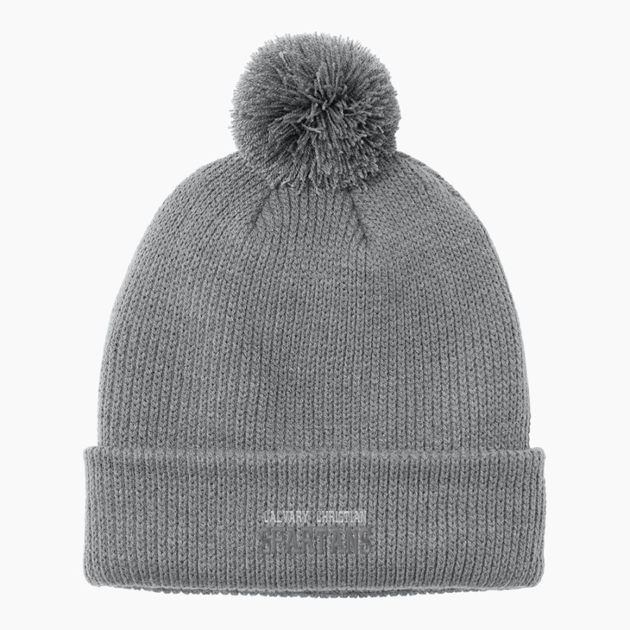 Calvary Christian Spartans <span class="pdp-name-mascot">Calvary Christian Spartans</span> Port Authority Cozy Pom Beanie