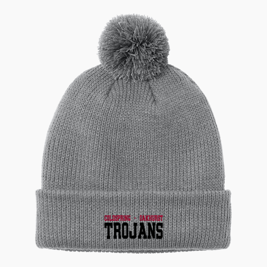 COLDSPRING-OAKHURST TROJANS <span class="pdp-name-mascot">COLDSPRING - OAKHURST TROJANS</span> Port Authority Cozy Pom Beanie