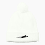 Pleasanton Middle School Panthers <span class="pdp-name-mascot">Pleasanton Panthers</span> Port Authority Cozy Pom Beanie Front Thumbnail