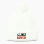 Giltner Hornets <span class="pdp-name-mascot">Giltner Hornets</span> Port Authority Cozy Pom Beanie Front Thumbnail