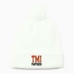 PANTHERS SPIRIT STORE Port Authority Cozy Pom Beanie Front Thumbnail