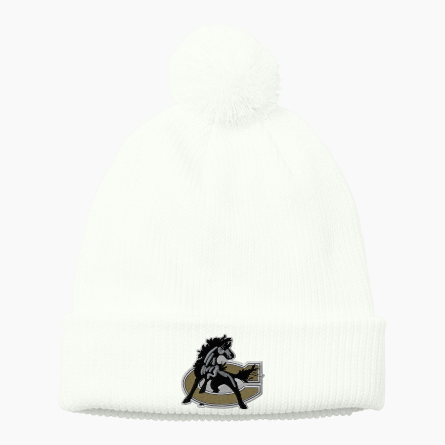 Clinton Dark Horses <span class="pdp-name-mascot">Clinton Dark Horses</span> Port Authority Cozy Pom Beanie